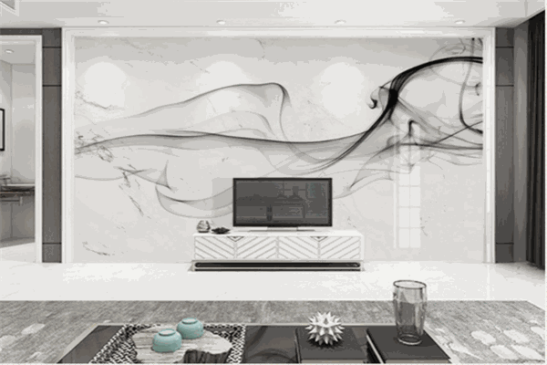 标尺艺术石背景墙